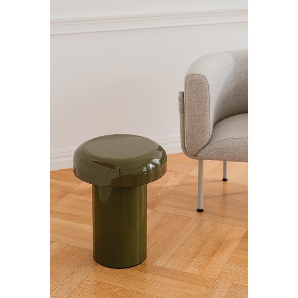 Jeklena okrogla stranska mizica ø 40 cm Miko – noo.ma-image-1