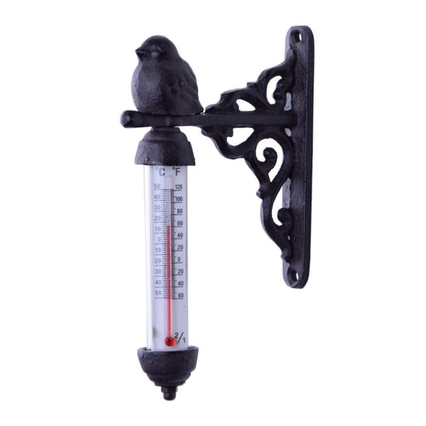 Stenski termometer na nosilcu Esschert Design