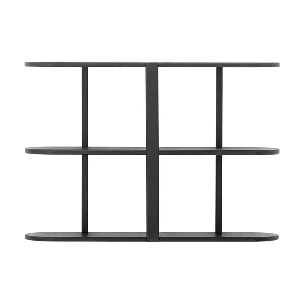 Črna večnivojska polica 80 cm Vicente – Bloomingville