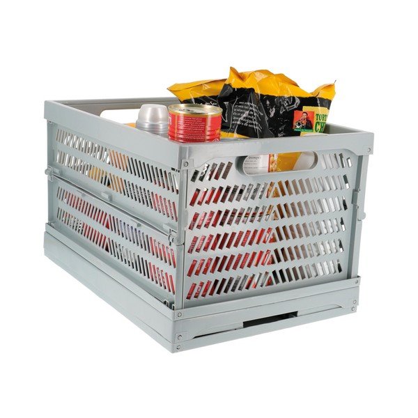 Kompaktni zabojnik Caddie Grey Zložljiv zaboj-image-1