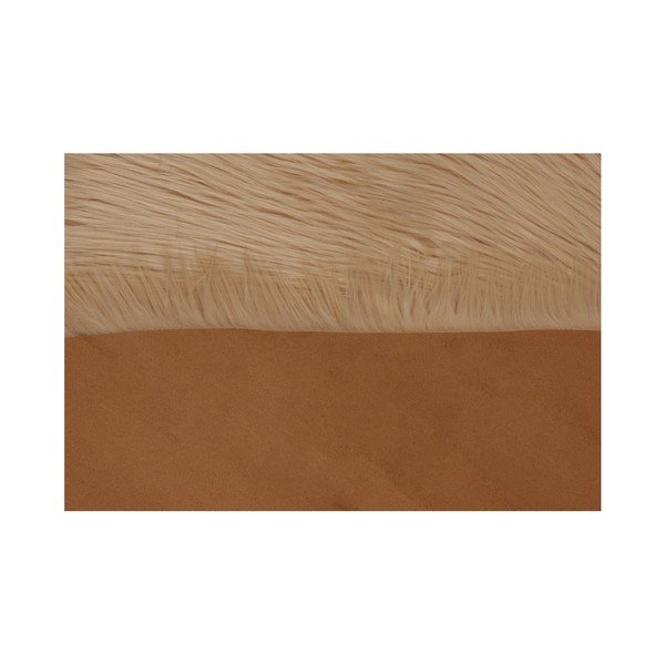 Rjava preproga iz umetnega krzna Dione, 100 x 75 cm-image-1