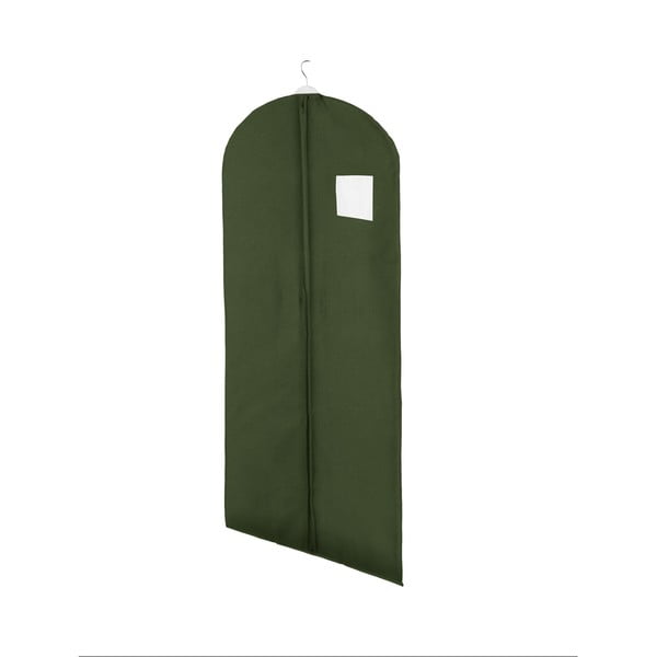 Temno zelena zaščitna vreča za obleko Compactor Basic, višina 137 cm
