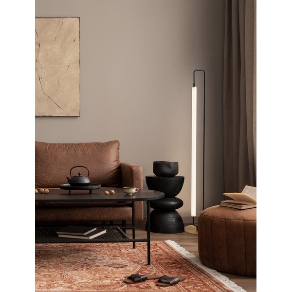 Bela/mat črna kovinska LED stoječa svetilka (višina 150 cm) Wetro – Nova Luce-image-1