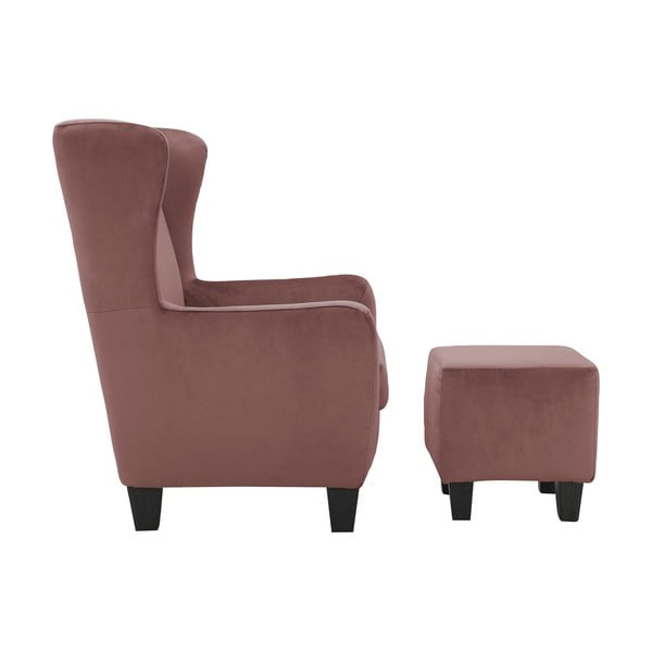 Roza žametni fotelj Zhili - Støraa -image-2