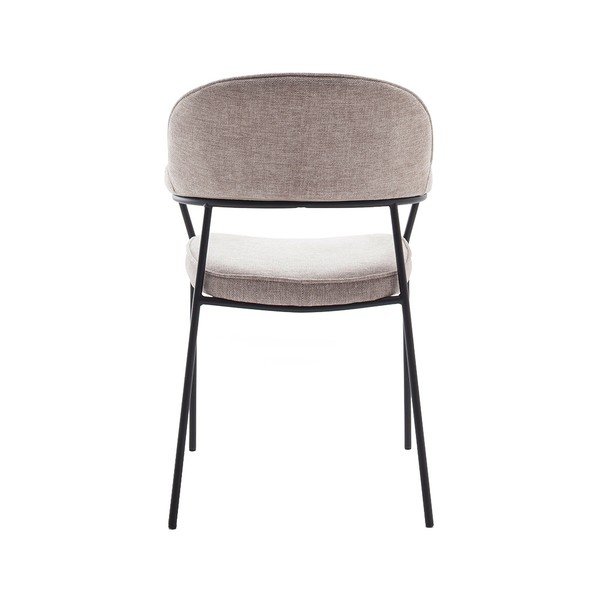 Bež jedilni stol z nasloni za roke Kindersley – Unique Furniture-image-4