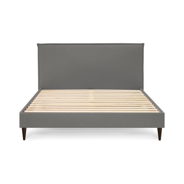 Temno siva zakonska postelja Bobochic Paris Sary Dark, 160 x 200 cm-image-3