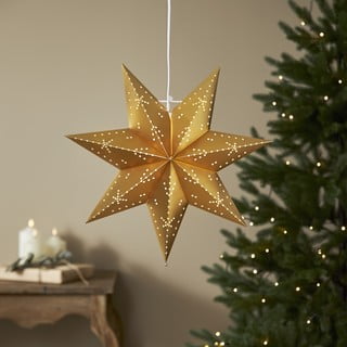 Božična svetlobna dekoracija v zlati barvi ø 45 cm Classic - Star Trading