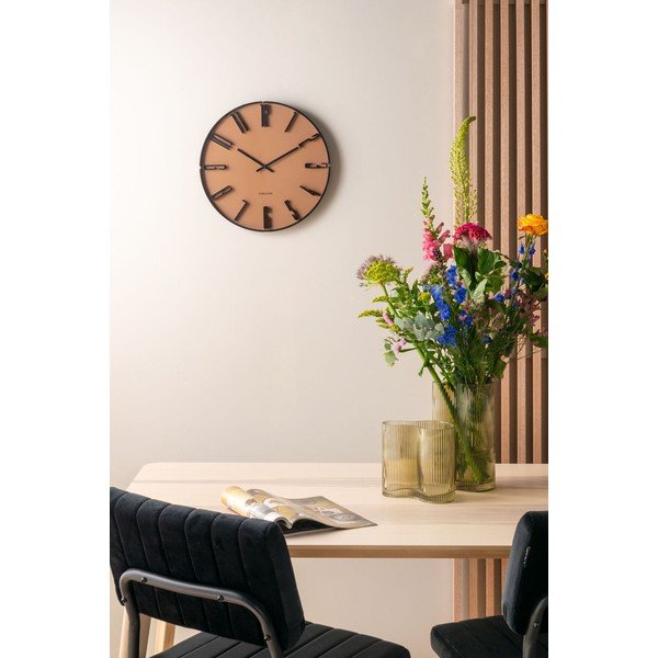 Svetlo rjava steklena vaza PT LIVING Wave, višina 18 cm-image-1