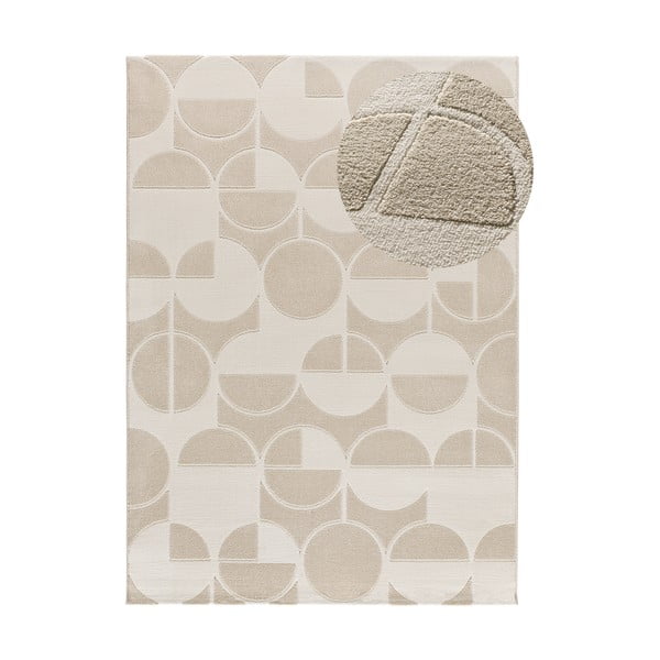 Opečnato oranžno-kremno preproga 80x150 cm Flora – Universal