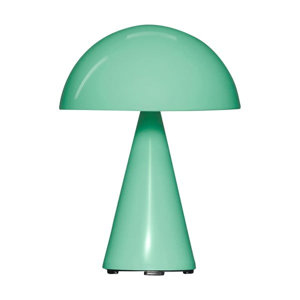 Mentolno zelena LED zatemnitvena namizna svetilka (višina 20 cm) Mush – Hübsch