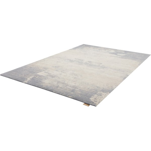 Siva/kremno bela volnena preproga 160x240 cm Bran – Agnella-image-4