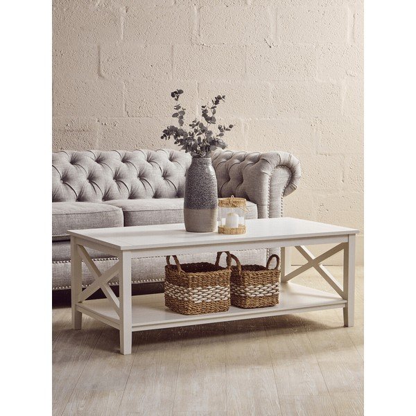 Bela klubska mizica 60x120 cm Heritage – Premier Housewares-image-4