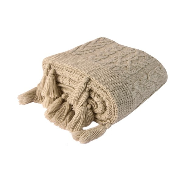 Svetlo bež pregrinjalo Homemania Decor Daniela, 130 x 170 cm-image-1