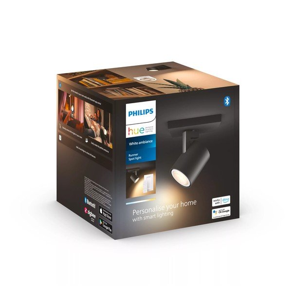 Pametna stenska svetilka z žarnico GU10, 5 W Runner – Philips Hue-image-3