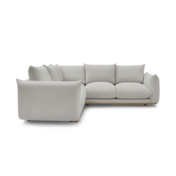 Svetlo siva kotna sedežna garnitura Ernest – Bobochic Paris-image-3