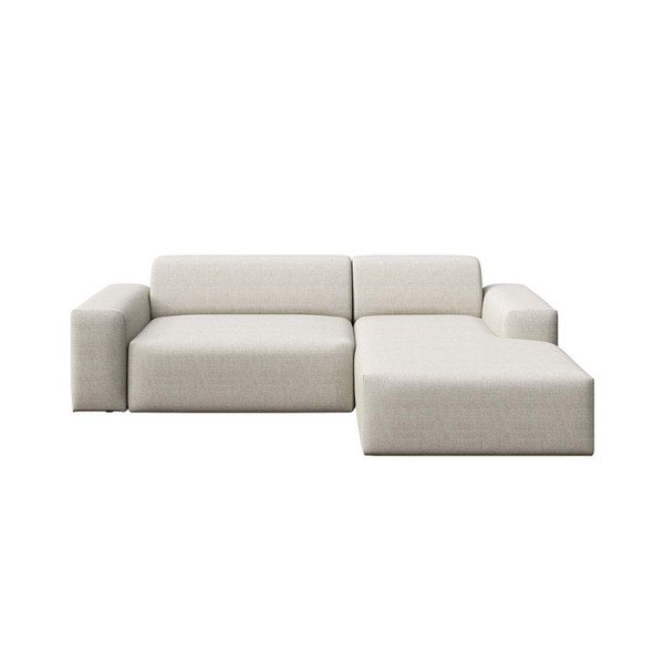 Bež kotna sedežna garnitura (desni kot/z ležalnikom) Villet – Rodier