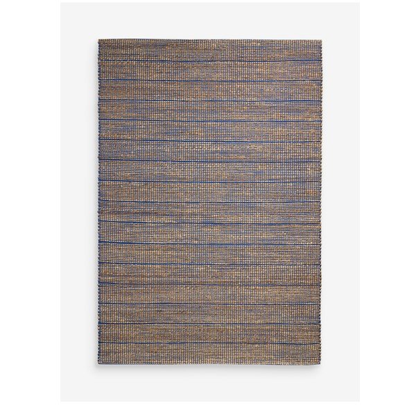 Modra ročno tkana preproga iz mešanice jute 120x170 cm Hurley – MADE