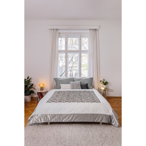 Žametno prešito pregrinjalo 220x230 cm Lattice Cut – Catherine Lansfield-image-4