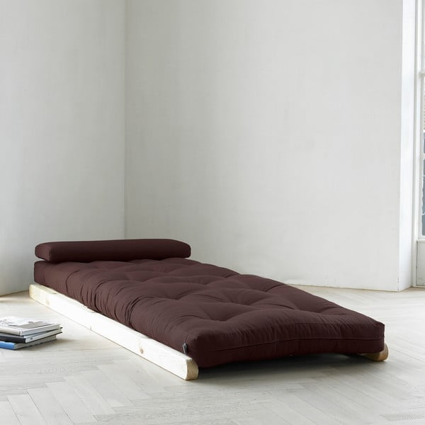 Lounge stol Karup Figo, surov/rjav, 70 cm-image-2