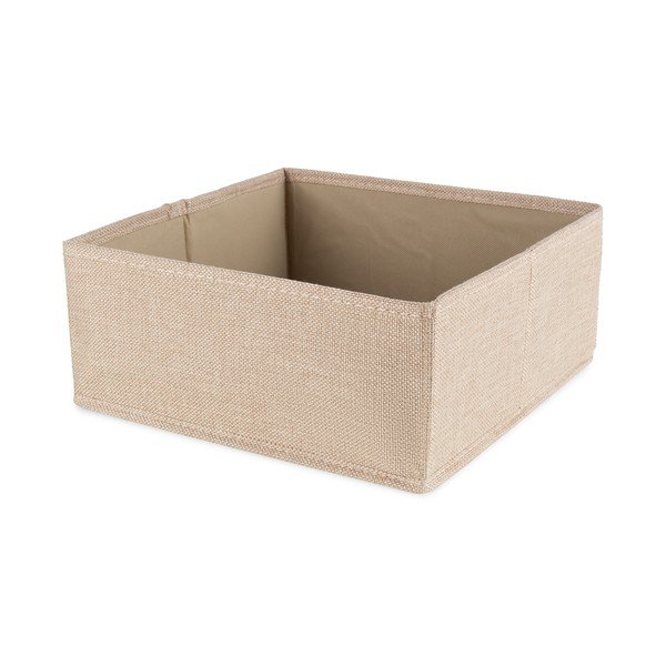 Bež tekstilna škatla za shranjevanje 28x12x12 cm Sandy – Compactor