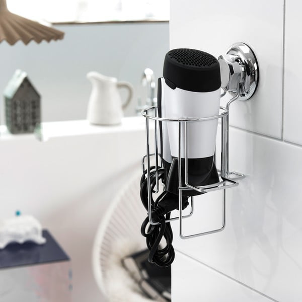 Kovinsko držalo za fen z namestitvijo brez vrtanja Bestlock Bath – Compactor-image-1