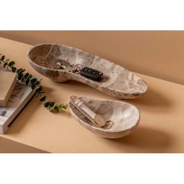 Marmorna okrasna skleda 13x37 cm Organic – PT LIVING-image-1