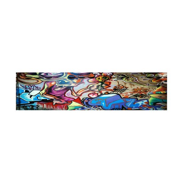 Postelja Karup Eagle Black/Graffiti Multicolor, 140x200 cm-image-1