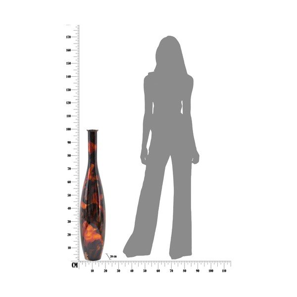 Rjava vaza iz recikliranega stekla Mauro Ferretti Ares, višina 100 cm-image-4