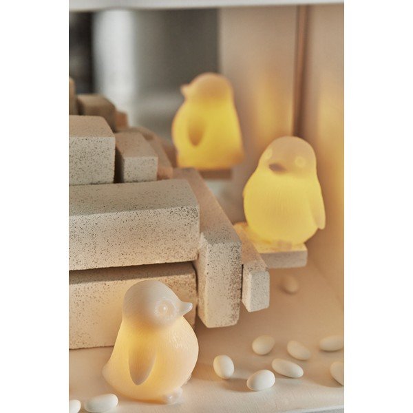 Bela svetlobna dekoracija na baterije ø 7 cm Lou – Sirius-image-1