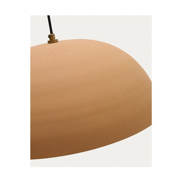 Oranžna kovinska viseča svetilka ø 46 cm Nibla – Kave Home-image-4
