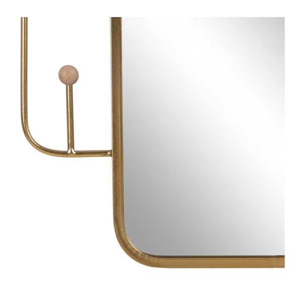 Stensko ogledalo z obešalnikom 55x100 cm Maze – Ixia-image-4