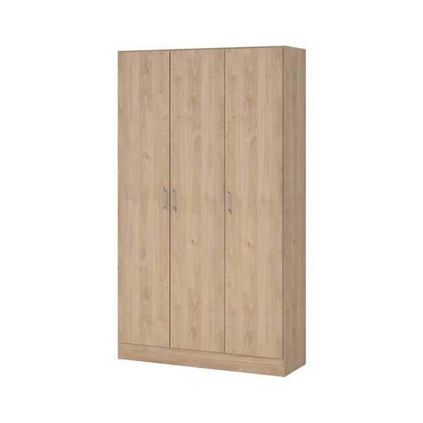 Garderobna omara v hrastovem dekorju v naravni barvi 104x181x36 cm Focus – Tvilum