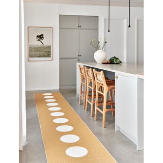 Oker rumena notranja in zunanja preproga 70x90 cm Vera Ochre – Pappelina