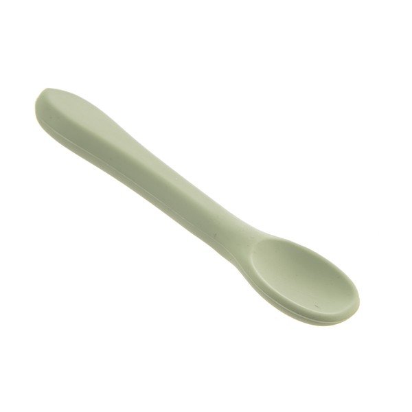 Žajbljevo zelena silikonska otroška žlička – Orion-image-2