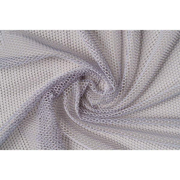 Siva prosojna zavesa 140x245 cm Miko – Mendola Fabrics-image-1