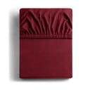 Bordo rdeča napenjalna rjuha iz jerseyja 120x200 cm Amber – Restilo