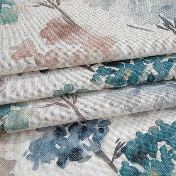 Svetlo modra/kremno bela zavesa 135x250 cm Flosi – Restilo-image-3