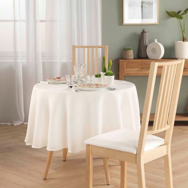 Namizni prt iz žakarja ø 180 cm Stella – douceur d'intérieur-image-2