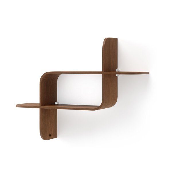 Nadstropna polica iz lesa kavčukovca v naravni barvi Montage - Umbra-image-2