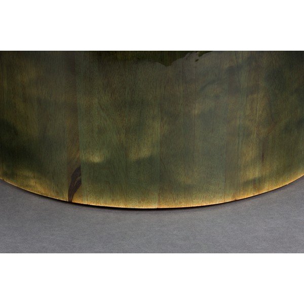 Zelena okrogla klubska mizica iz masivnega manga ø 60 cm Mush – Dutchbone-image-4