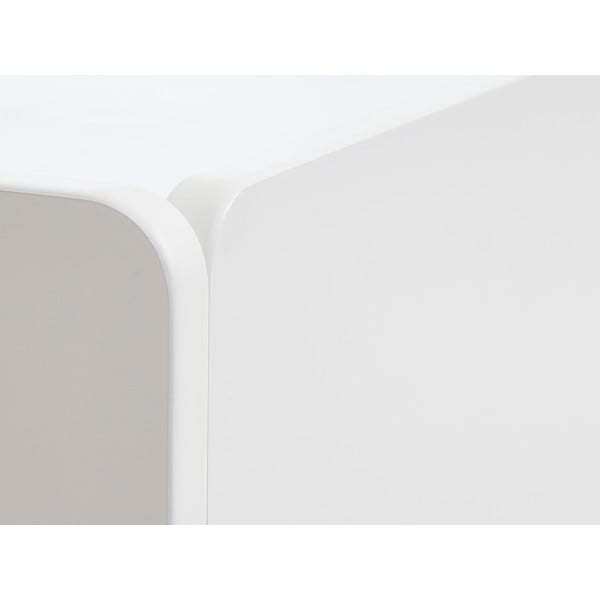 Bela TV omarica 160x55x45 cm Bera – Unique Furniture-image-3