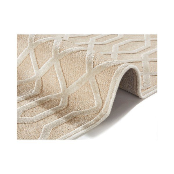 Krem preproga iz viskoze Mint Rugs Caine, 160 x 230 cm-image-2