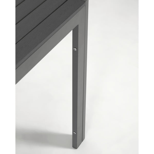 Siva aluminijasta vrtna miza Kave Home Sirley, 70 x 70 cm-image-1