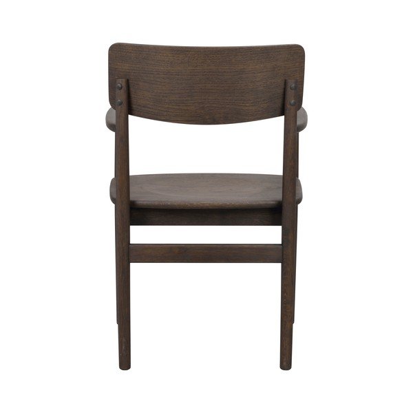 Temno rjav jedilni stol iz masivnega hrasta Maidstone – Rowico-image-3