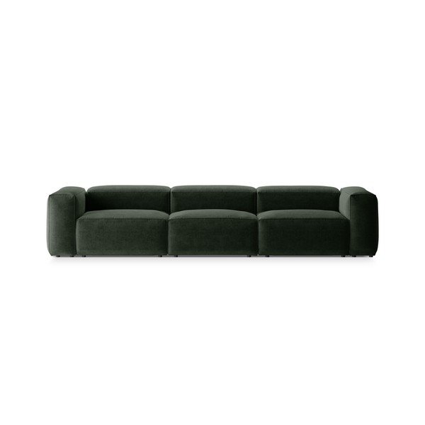 Zelena sedežna garnitura 364 cm Bergamo – Cosmopolitan Design