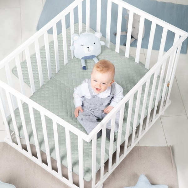 Bela stajica na koleščkih 100x75 cm Style – Roba-image-3