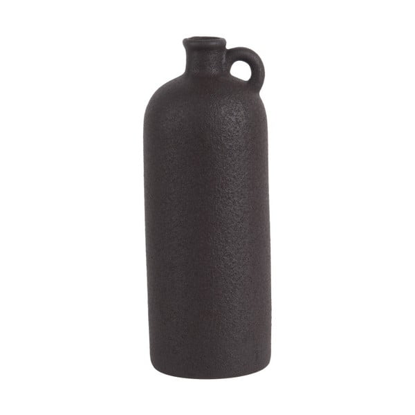 Temno rjava keramična vaza PT LIVING Burly, višina 27 cm