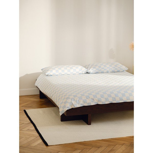 Rjava zakonska postelja iz MDF plošč v jesenovem dekorju brez vzglavja z letvenim dnom 160x200 cm Kito – noo.ma-image-4