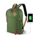 Zelen nahrbtnik z USB priključkom My Valice FREEDOM Smart Bag
