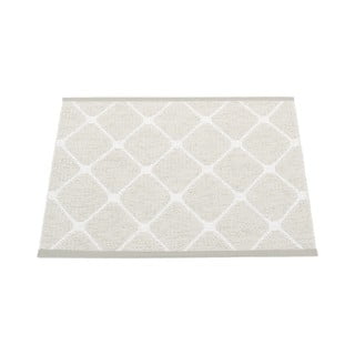 Svetlo siva/kremno bela notranja in zunanja preproga 70x60 cm Rex Fossil – Pappelina